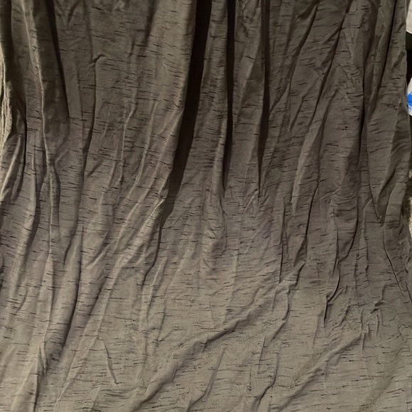 Motherhood maternity space green black print cross front stretch small - Picture 3 of 4